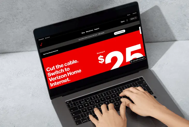 how do i get verizon home internet