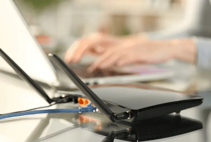 how far away should be from wifi router