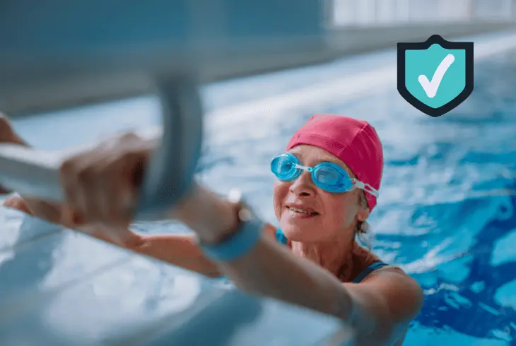 how safe it is to swim with my fitbit sense