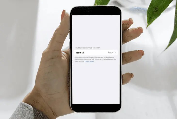 check apple part’s service history