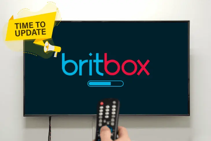 update britbox app on tv