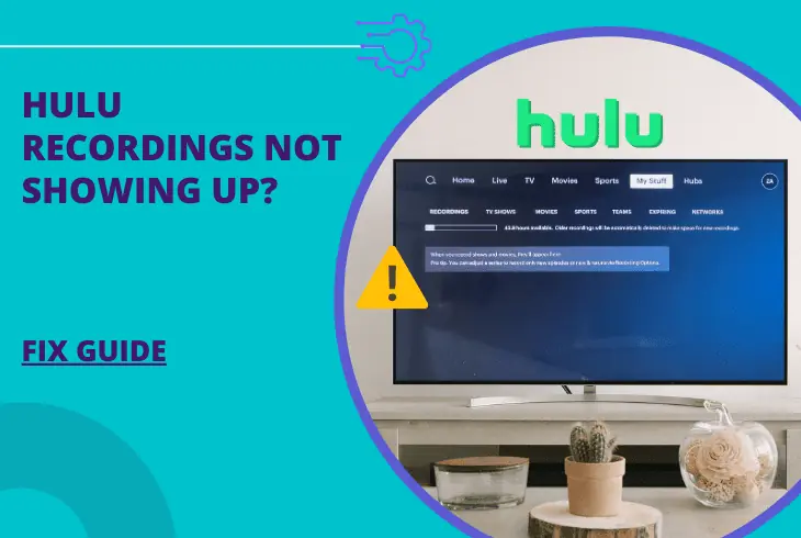 hulu recordings not showing up