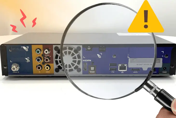 signs of overheating and damage