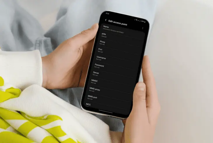 manually set your phone’s apn settings