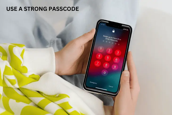 setup strong passcode