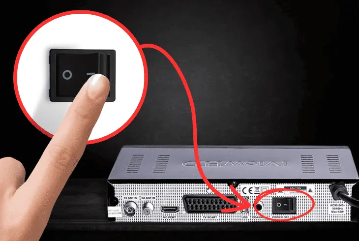 power cycle the tv virgin receiver