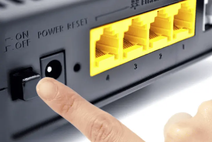 power cycle the wi-fi router
