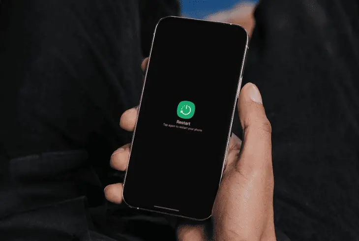 reboot your mobile device