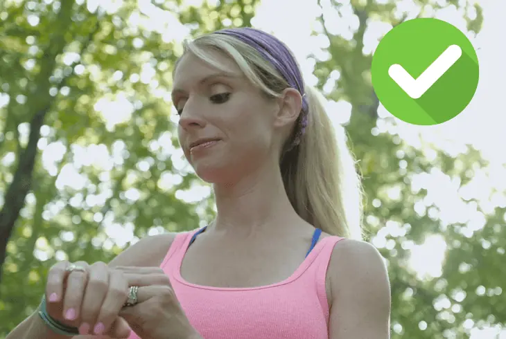 follow recommendations on fitbit sense