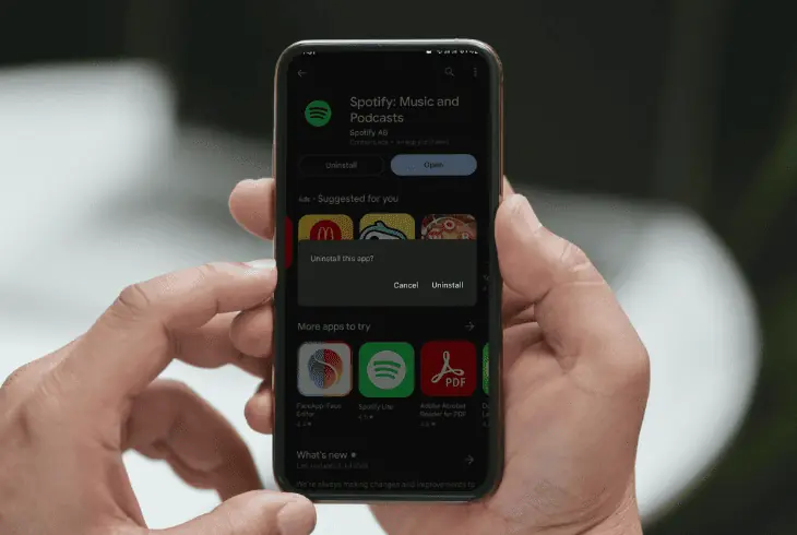 reinstall sonos app and spotify app