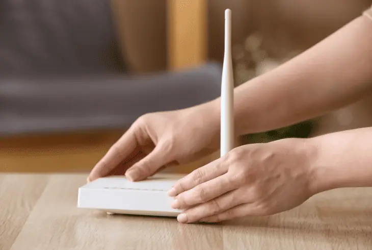 relocate the wifi router