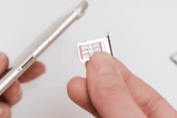 remove and clean the sim card on your phone