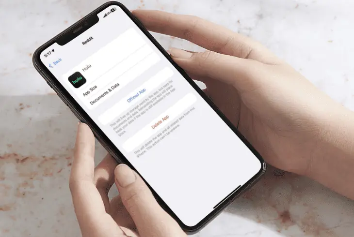 remove residual files on your hulu app