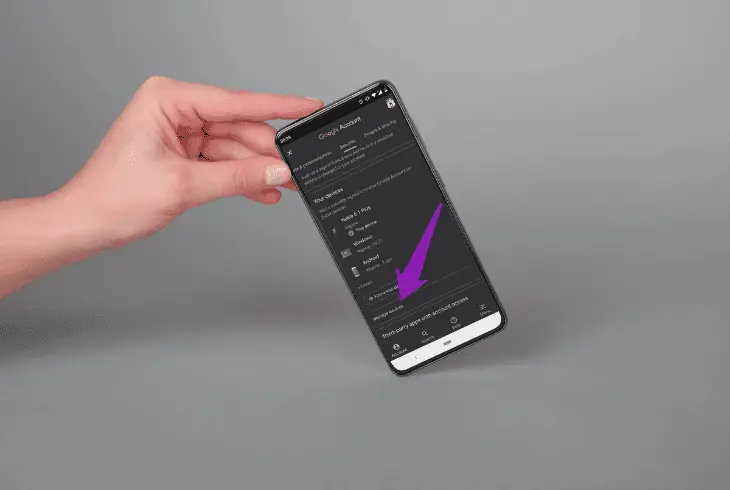 remove old phone from apple or google account