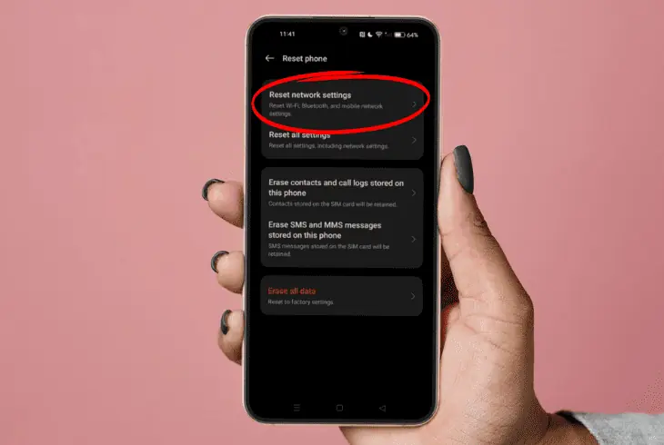 reset google fi network settings