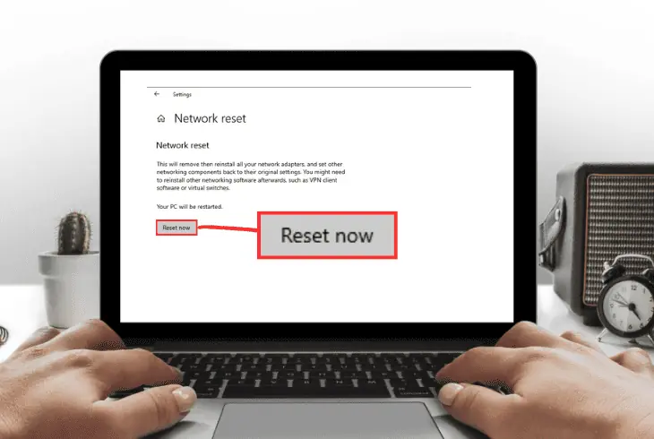 reset network settings on your devices