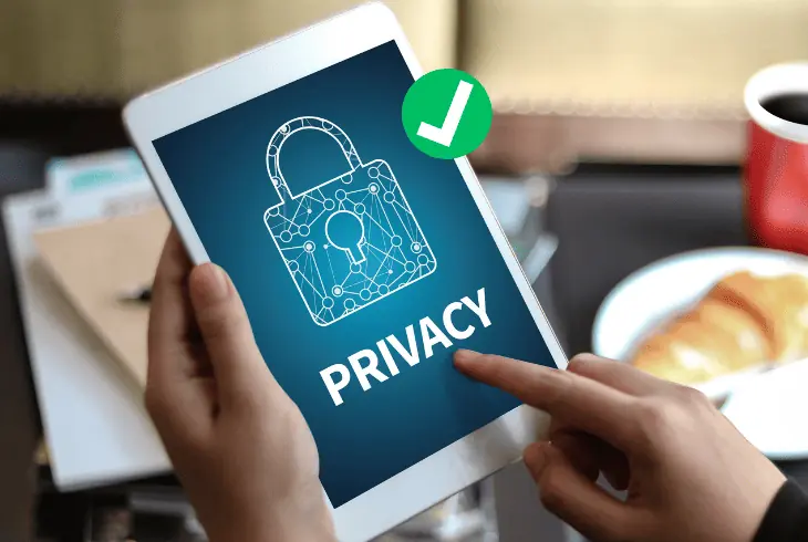 save and review your new privacy settings