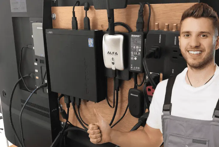 secure the cables on your box
