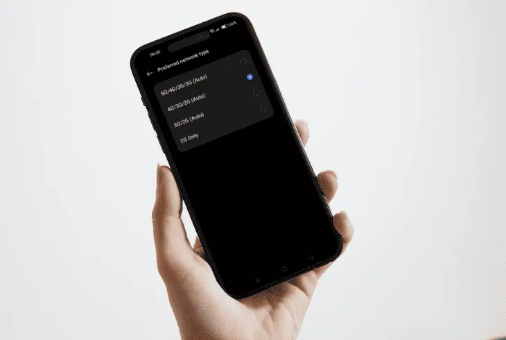 set your phone’s network mode to lte