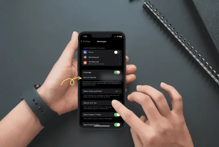 switch off the syncing on new phone