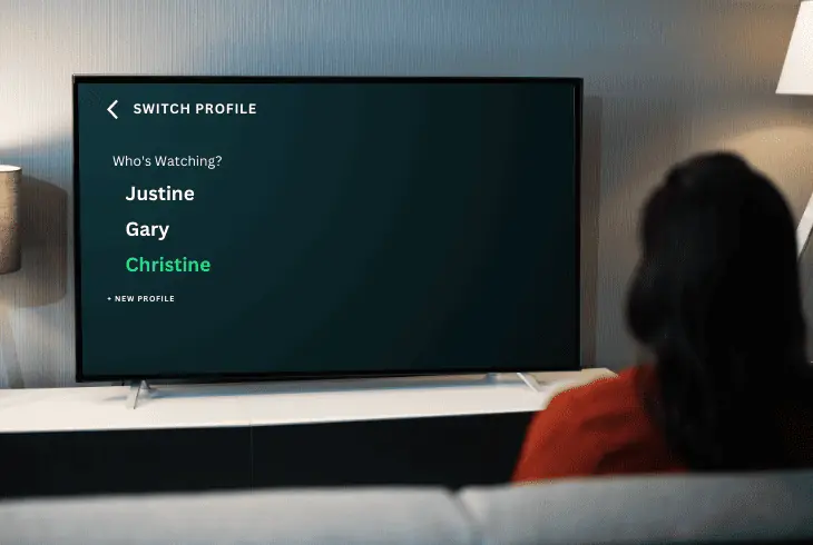 switch to a profile not for kids