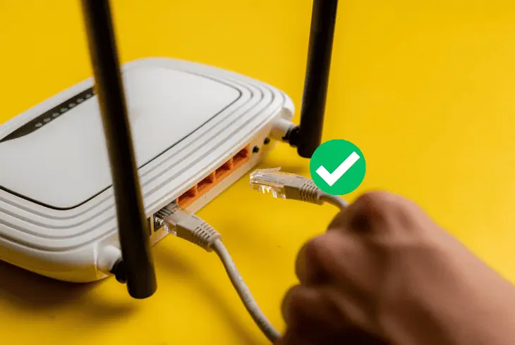 test your ethernet cable