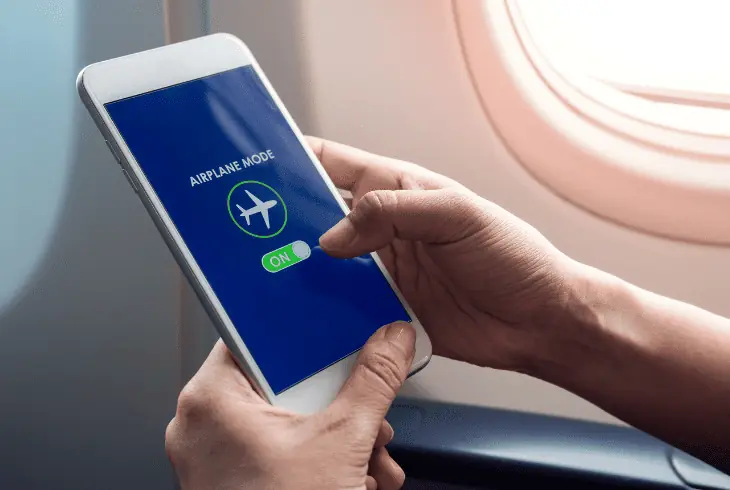 toggle airplane mode on _ off