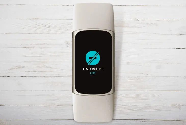 turn off do not disturb on your fitness tracker