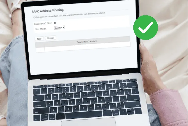 whitelist your device from your router
