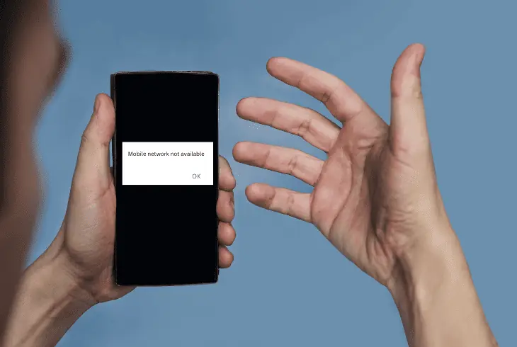 why verizon phone says mobile network not available