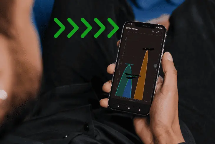use the wifi analyzer app