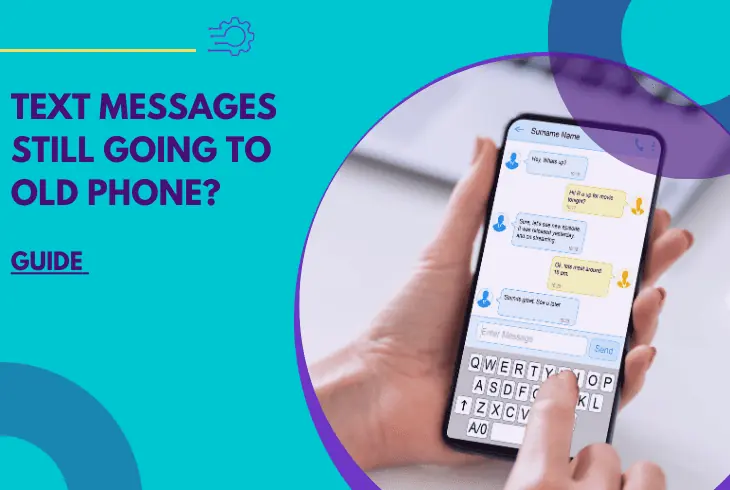 text messages still going to old phone