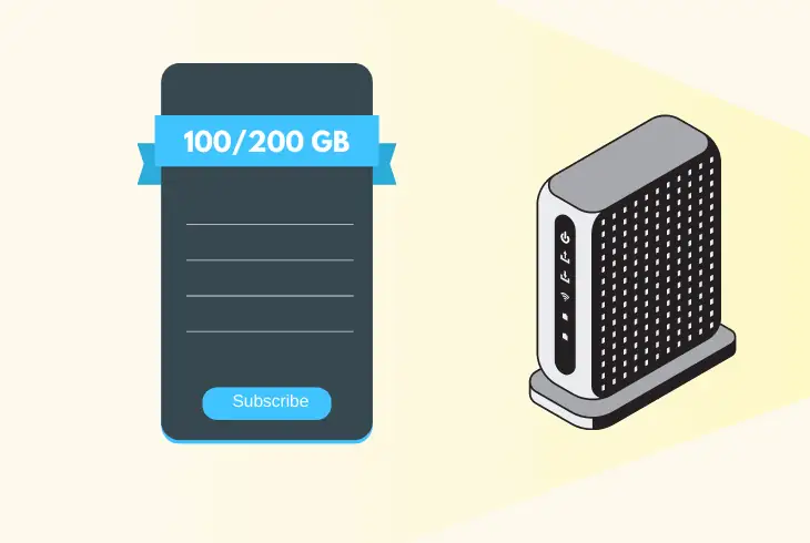 routers for hughesnet 100 200 gb