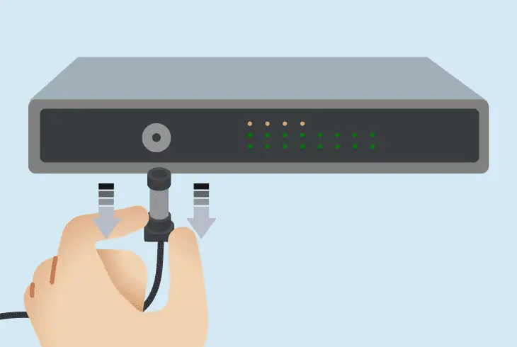 disconnect and reconnect the adapter