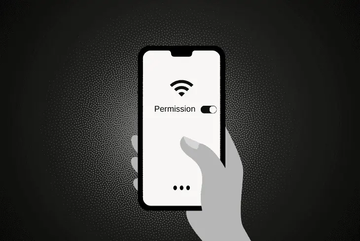 inspect the app wifi permission