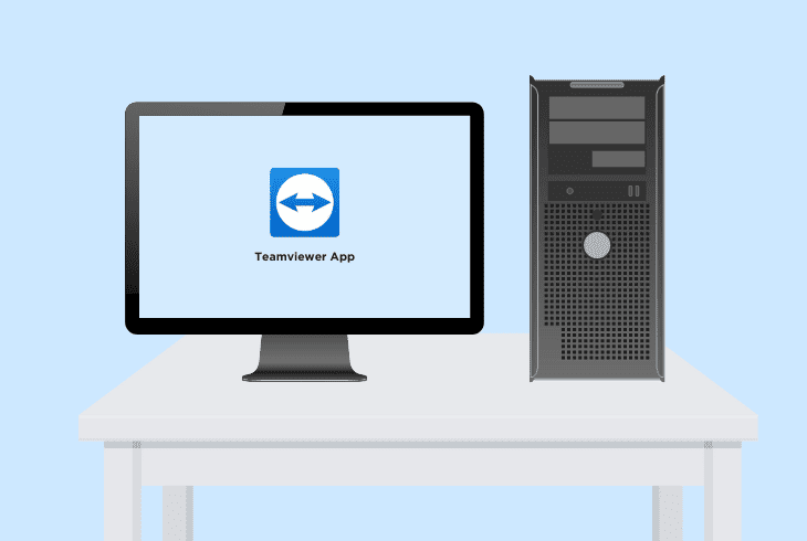 use a remote desktop application