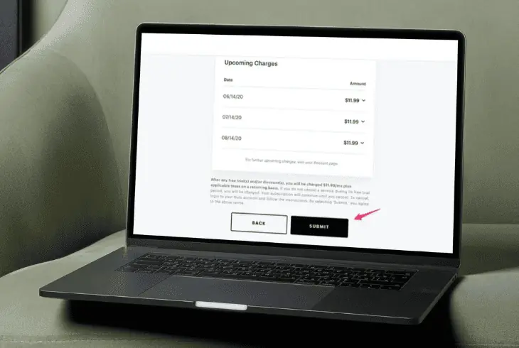 change your  payment method