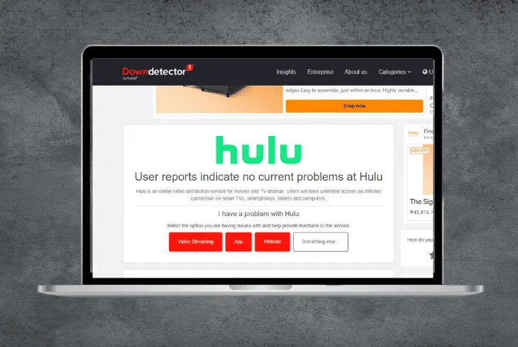 check the hulu server status