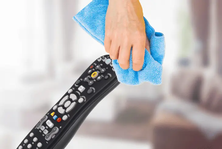 clean the remote ir sensor