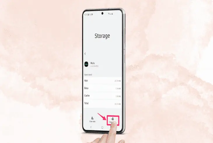 clear all temporary files from hulu app