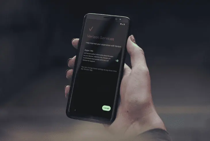 complete setup with verizon app
