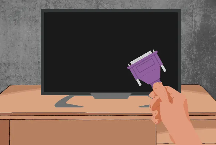 connect using a dvi cable