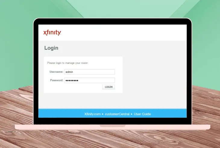 connect using the xfinity web