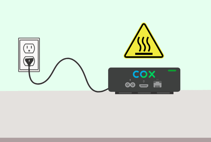 prevent cox receiver overheating