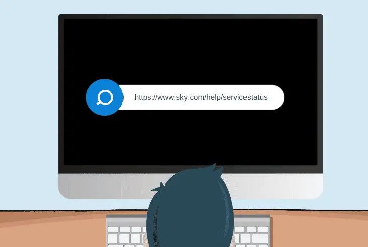 check sky go tv outages