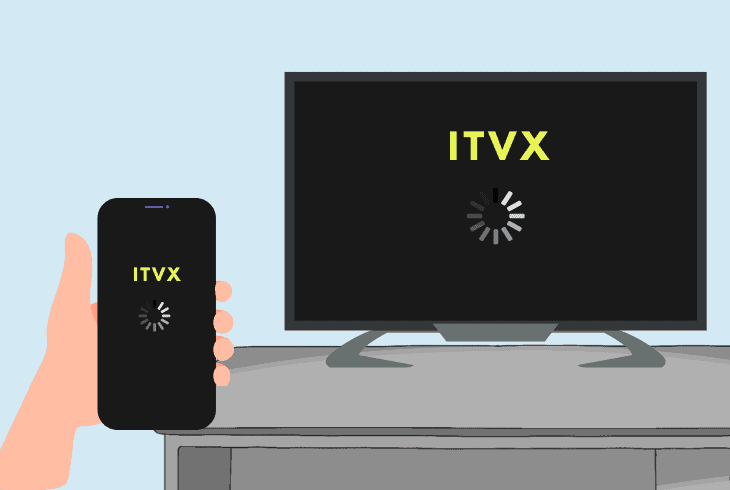 stream itvx on a different device