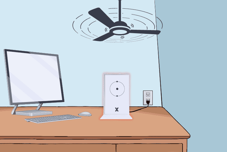 ventilate the router’s environment