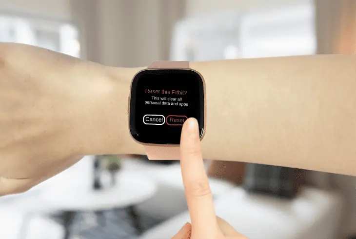 factory reset the fitbit sense