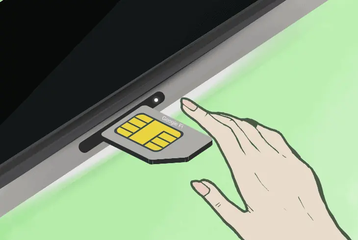 reinsert the google fi sim card
