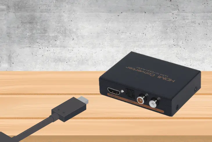 use an hdmi to component video converter